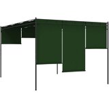 Gazebo 4 x 3 x 2,3 m Zelena Poliester i čelik | shoptok.hr