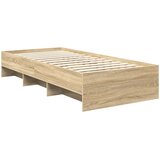  Krevetna konstrukcija s uzglavljem Sonoma hrast 80 x 200 cm | shoptok.hr