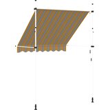 Tenda na ručno uvlačenje 200 cm žuto-plava prugasta | Eponuda.ba