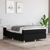 The Living Store Posteljni okvir črn 120x200 cm blago - Box Spring Posteljni Okvir, (21517288) Cene