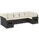  The Living Store Vrtna sedežna garnitura 7-delna z blazinami črn poli ratan - Vrtna Sedežna Garniture, (21452952) | Shoptok.si