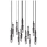 Trio Select Crna/u srebrnoj boji LED viseća svjetiljka sa staklenim sjenilom ø 50 cm Lucent – | shoptok.hr