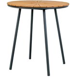House Nordic Okrogla jedilna miza iz masivnega tika ø 70 cm Cleveland – | Shoptok.si