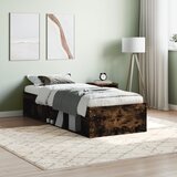 Maison Chic Posteljni okvir - Enojna postelja - Postelja za odrasle dimljen hrast 75x190 cm-J14219, (21764894) | Shoptok.si