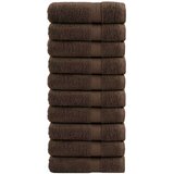 vidaXL Ručnici za kupanje SOLUND 10 kom smeđi 100 x 150 cm 600 gsm Cijene