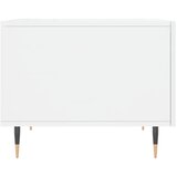  Stolić za kavu sjajni bijeli 50 x 50 x 40 cm konstruirano drvo | shoptok.hr