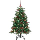 vidaXL Umestno božično drevo Zelena 150 cm PVC, kovina in plastika | Shoptok.si
