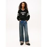 Tommy Jeans Pulover '85' crna / bijela | shoptok.hr