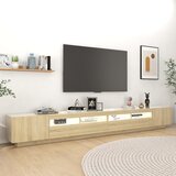 TV ormarić s LED svjetlima boja hrasta sonome 300 x 35 x 40 cm | Eponuda.ba