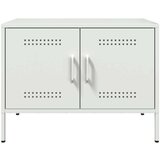 vidaXL TV omarica bela 68x39x50,5 cm jeklo | Shoptok.si