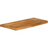 Stolna Mizna plošča z naravnim robom 90x30x3,8 cm trden mangov les, (21411587) | Shoptok.si