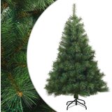 vidaXL Umjetno božićno drvce s nogom Zelena 120 cm PVC, čelik | shoptok.hr