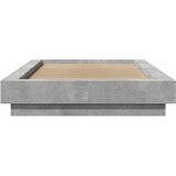  Okvir kreveta boja betona 90 x 190 cm od konstruiranog drva | shoptok.hr