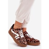 Boto Womens Platform Sneakers Leopard Brown Totter | Shoptok.si