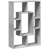 Maison Chic Knjižna omara - Knjižni regal betonsko siva 63x20x90 cm inženirski les, (21725721) Cene