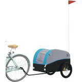  Teretna prikolica za bicikl crno-plava 45 kg željezna | shoptok.hr