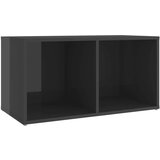 TV omarice 2 kosa visok sijaj sive 72x35x36,5 cm iverna plošča, (20733312) | Shoptok.si