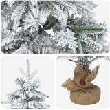 Mini božićno drvce 90 cm PVC i PE Zelena i bijela | shoptok.hr