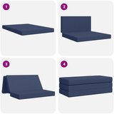 SOFA na razvlačenje 140 x 67 x 45 cm Plava | shoptok.hr
