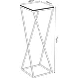  Stalak za cveće 70x24 cm crne boje | Eponuda.com
