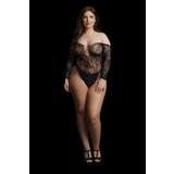 Le Desir Curvy body with glitter stones black Cene