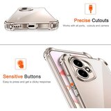 Techsuit Shockproof Clear Silicone prozirna maskica otporna na udarce za Honor 400 Pro | shoptok.hr