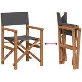  Stolac za blagovanje Siva 56 x 54 x 87 cm Čvrsto teak drvo | shoptok.hr