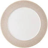 PLITVI KROŽNIK Francis Carreau Beige porcelan