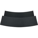  Vrtni barski stol crni 120 x 55 x 110 cm od poliratana | Eponuda.ba