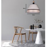  Duolla - Luster na sajli AVIGNON 1xE27/15W/230V prečnik 60 cm bež | Eponuda.com
