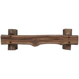  Klupa Prirodna 110 x 30 x 34 cm Čvrsto teak drvo | shoptok.hr