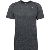 Odlo Funkcionalna majica 'Essential Seamless' pegasto siva / bela Cene
