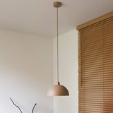  Duolla - Visilica na sajli IRONLINE 1xE27/15W/230V prečnik 27 cm bež/bakrena | Eponuda.com