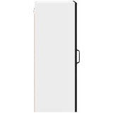  Zidni stakleni ormarić Crna 40 x 31 x 80 cm Konstruirano drvo | shoptok.hr