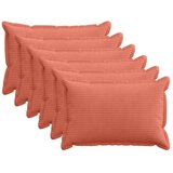  Presvlaka za jastuk 6 kom. HOUTEN Crvena narančasta 30 x 50 cm - Crvena narančasta 30 x 50 cm 6 | shoptok.hr