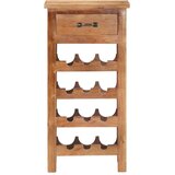 vidaXL Omarica za vino 40x30x80 cm trden akacijev les | Shoptok.si