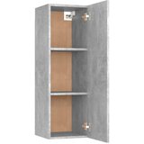 TV ormarić boja betona 30,5 x 30 x 90 cm od konstruiranog drva | shoptok.hr