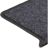  Prostirke za stepenice 30 kom 65x21x4 cm tamno sive pravokutne rubove | shoptok.hr