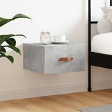 vidaXL Stenska nočna omarica betonsko siva 35x35x20 cm | Shoptok.si