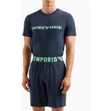 Emporio Armani Underwear Pižama 1115734R516 Mornarsko modra Regular Fit