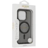 originalni ovitek GUHMP16XPFTDTEK za iphone 16 pro max - magsafe - prozorno črn s kristalčki