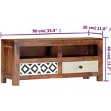 TV ormarić 90 x 30 x 40 cm od masivnog drva akacije | Eponuda.com