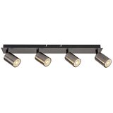 Rabalux plafonska spot lampa Gerhard, 4xGU10, Crna | Eponuda.com