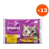 Whiskas Vlažna hrana za mačke, Živina, 4x85g, 13 pakovanja Cene