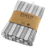 Tiseco Home Studio Komplet 4 sivih bombažnih krp, 50 x 70 cm Cene