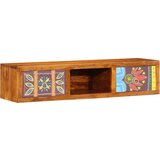 vidaXL Stenska TV omarica Multicolor 100x30x22 masivni les akacije | Shoptok.si