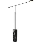 Trio Select Črna LED stoječa svetilka (višina 145 cm) Fiore – u