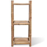  Kvadratne police od bambusa s 3 razine | shoptok.hr