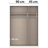Modern Living Omara Za Oblačila Reflect, Barva Hrasta | Shoptok.si