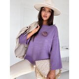 DStreet Sweter damski oversize GAIA fioletowy | shoptok.hr